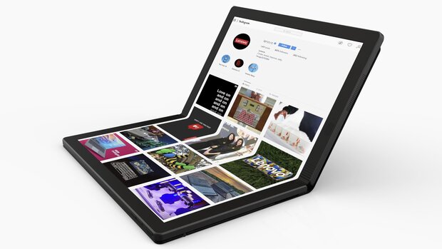 اینتل لپ تاپ با نمایشگر تاشو به بازار عرضه می کند