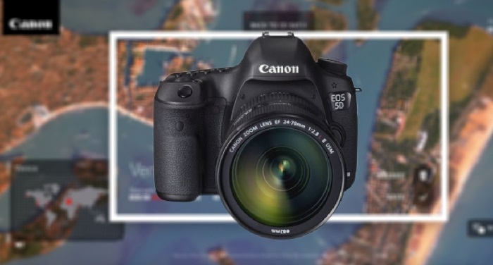 ساخت وب‌سایتی با امکان عکاسی با استفاده از ماهواره واقعی توسط canon