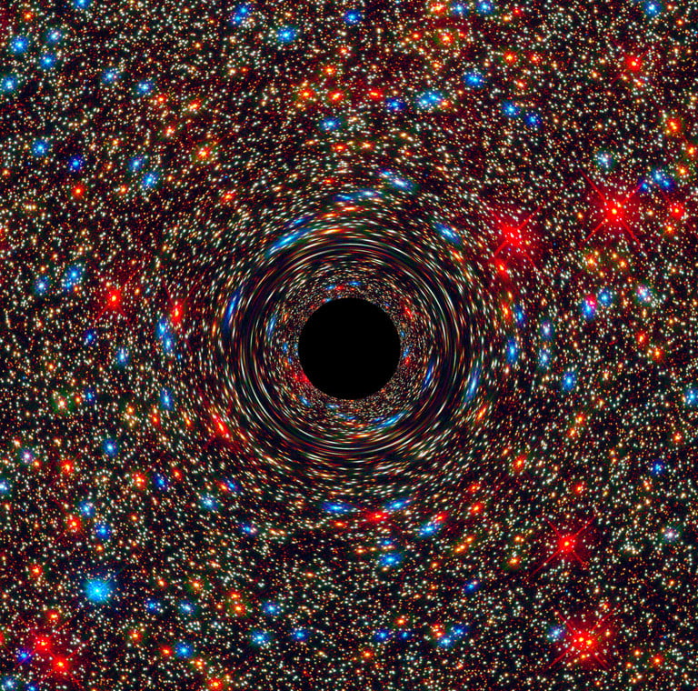 شبیه سازی رایانه ای سیاهچاله را از دست ندهید+عکس