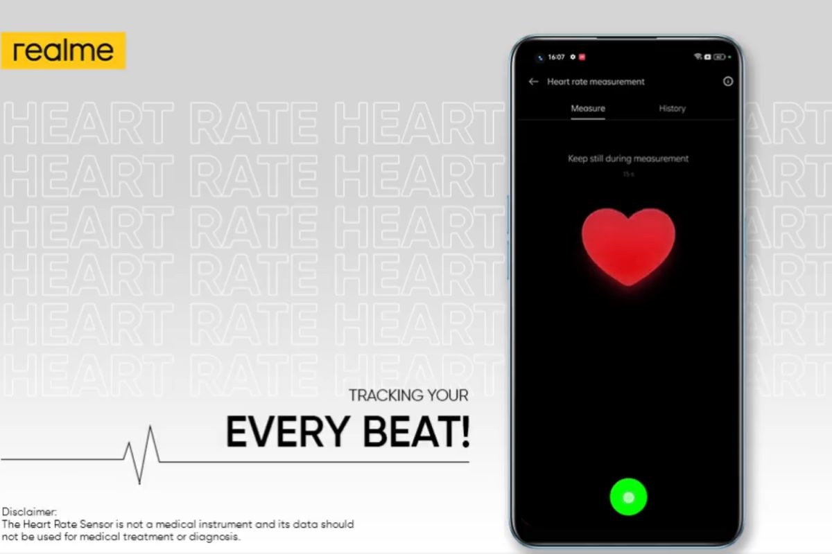 ریلمی 9 پرو پلاس به سنسور ضربان قلب مجهز میشود ریلمی 9 پرو پلاس به سنسور ضربان قلب مجهز میشود