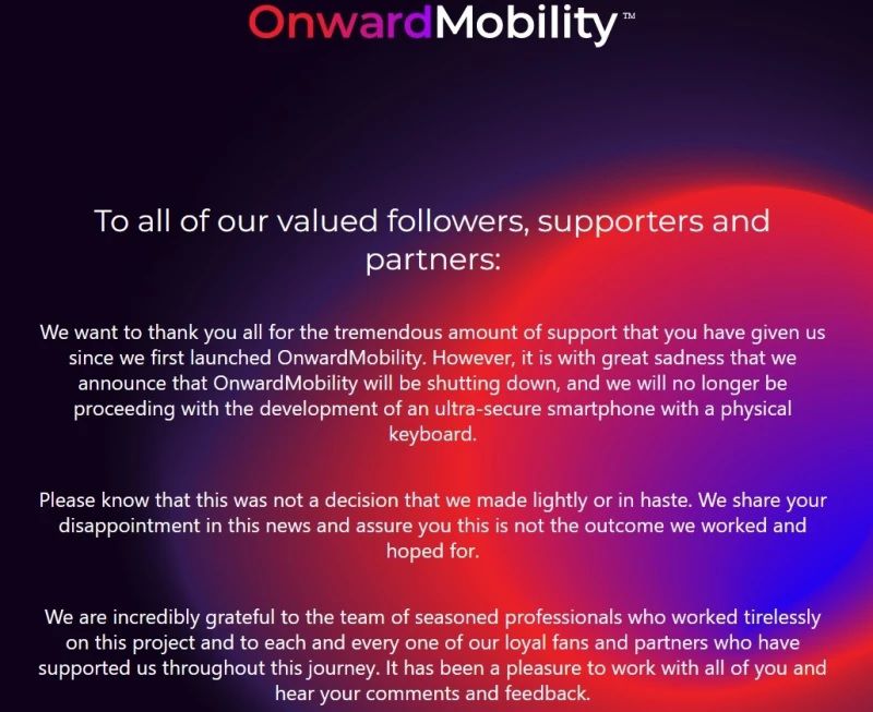 OnwardMobility تایید کرد: خبری از گوشی 5G بلک بری نخواهد بود