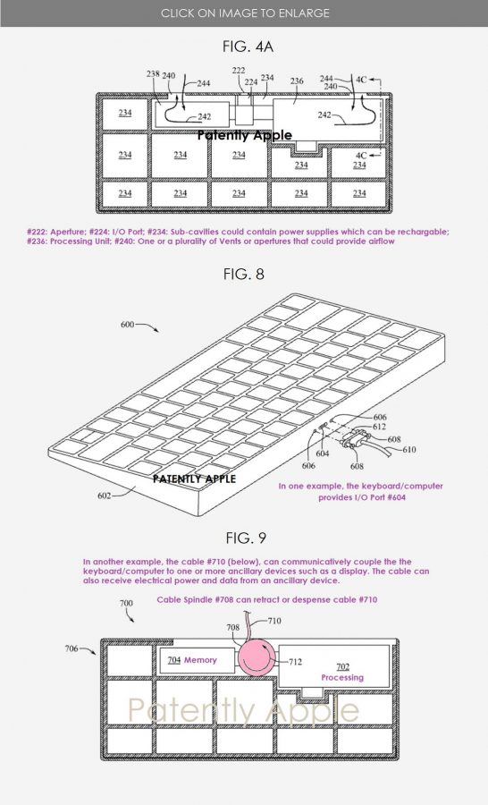 اپل پتنت مربوط به کامپیوتر مک یکپارچه با صفحه‌کلید جادویی خود را ثبت کرد
