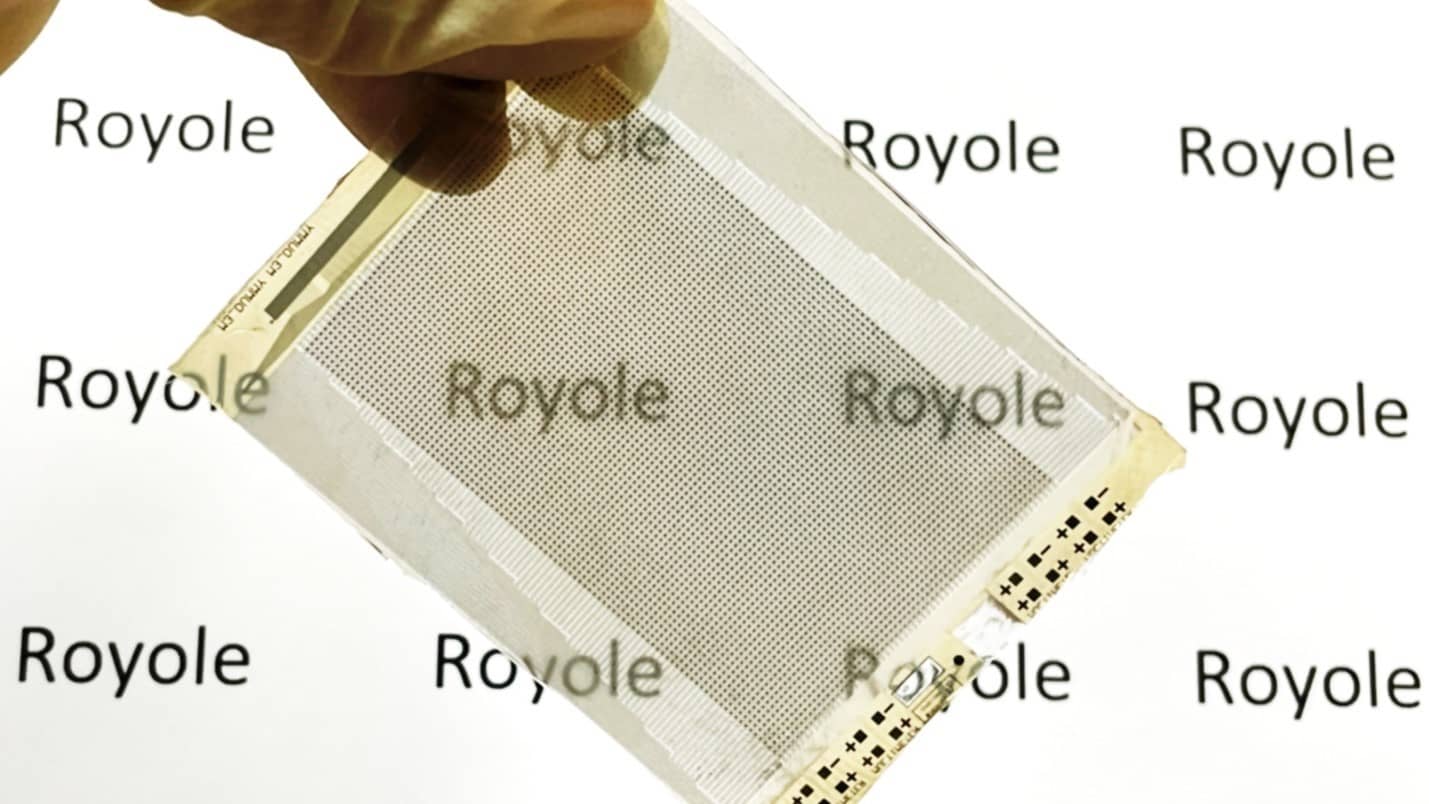 کمپانی Royole از یک صفحه نمایش کشسان micro-LED رونمایی کرد