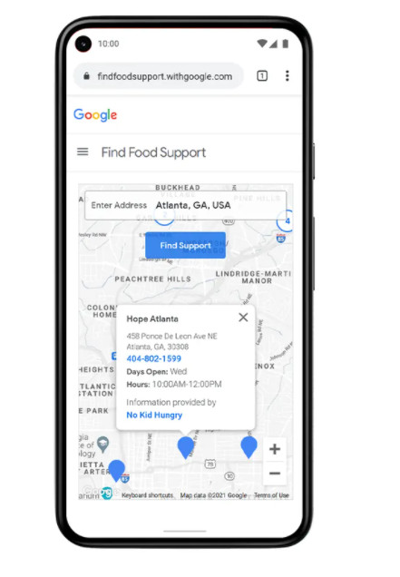 کمک گوگل به امنیت غذایی