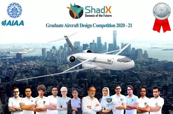 دانشجویان ایرانی در مسابقات بین المللی طراحی هواپیما دوم شدند