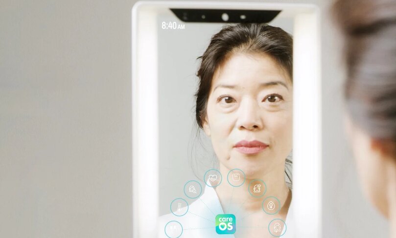 آینه هوشمند با قابلیت سنجش سلامت ساخته می‌شود