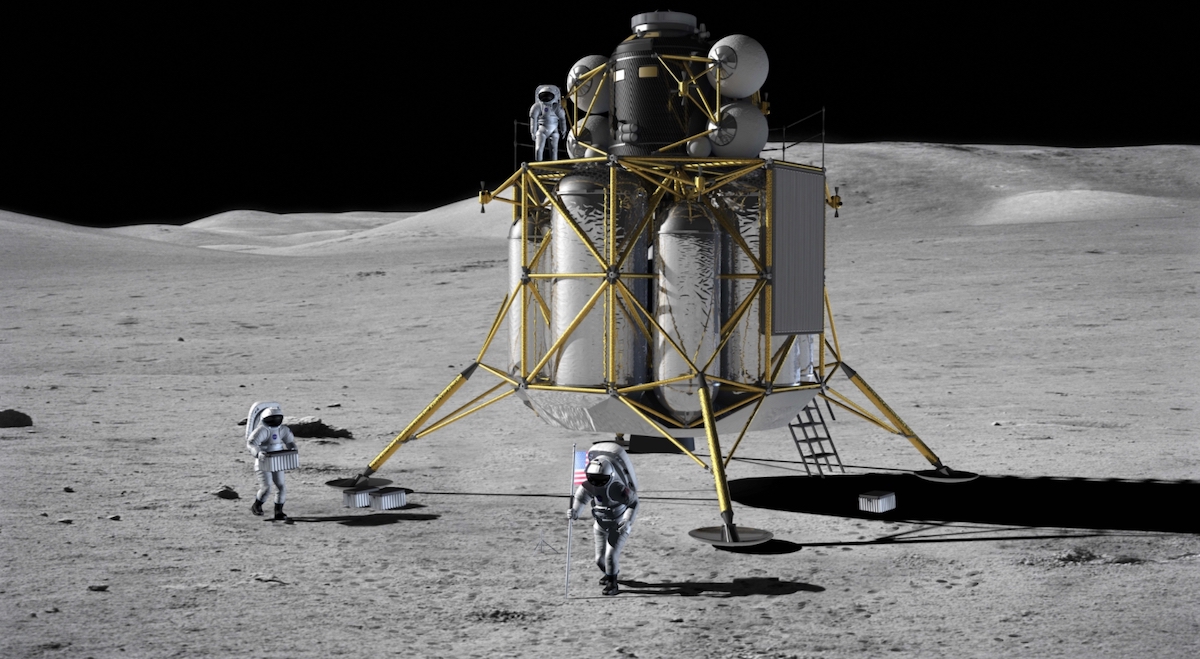 اسپیس ایکس و بلو اوریجین برای طراحی ماه‌نشین آرتمیس از ناسا بودجه می‌گیرند