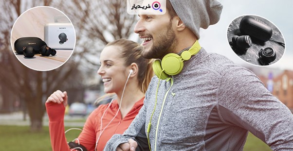 تصویر هدفون بی سیم ورزشی تصویر هدفون بی سیم ورزشی