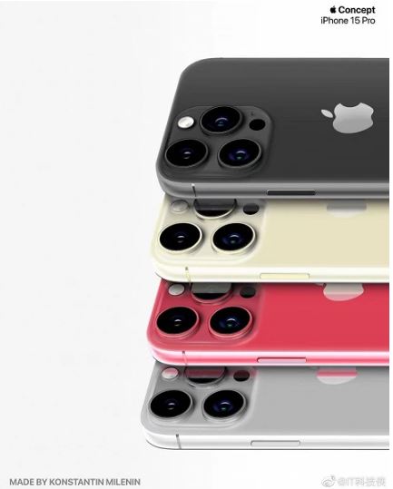 تصاویر آیفون 15 پرو اپل در مدل‌های رنگی مختلف منتشر شد