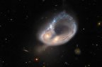 جدیدترین تصویر هابل از برخورد ۲ کهکشان