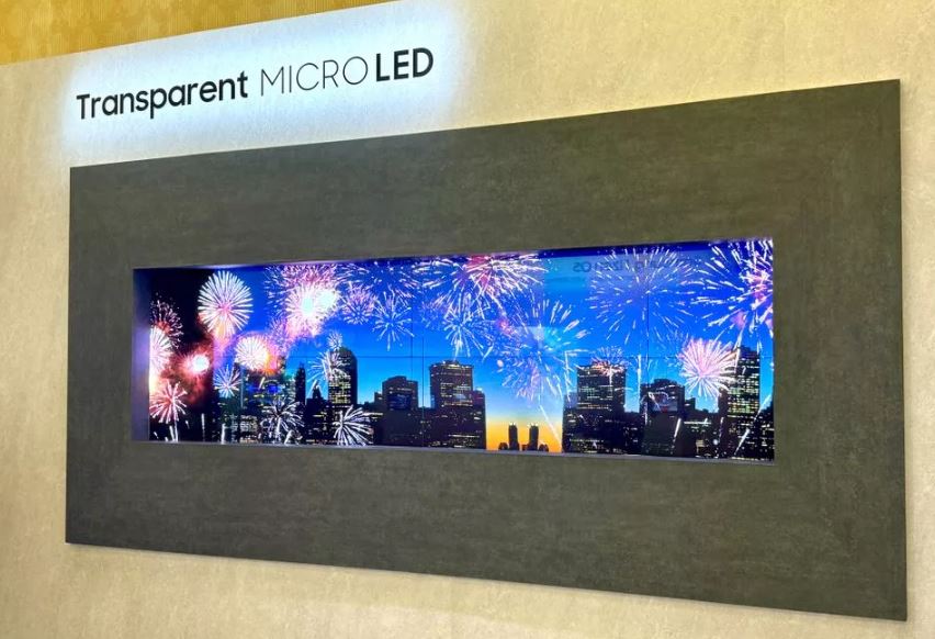 سامسونگ اولین نمایشگر شفاف MicroLED جهان را معرفی کرد