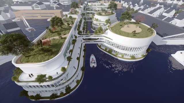 طرح جاه‌طلبانه ژاپن برای احداث یک شهر شناور ۴۰ هزار نفری
