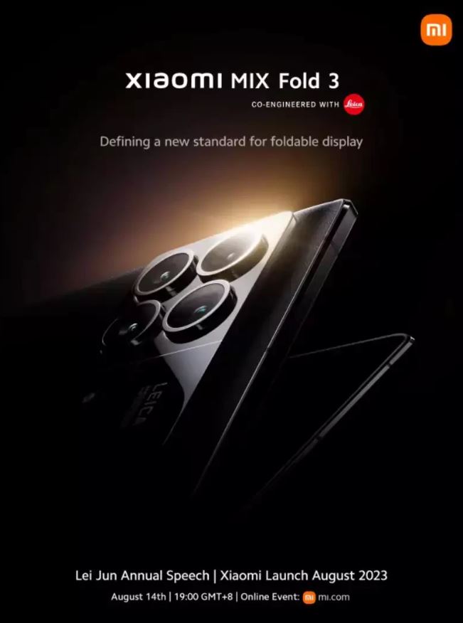 زمان معرفی گوشی تاشو شیائومی میکس فولد 3 اعلام شد + تصاویر و ویدیو رسمی زمان معرفی گوشی تاشو شیائومی میکس فولد 3 اعلام شد + تصاویر و ویدیو رسمی