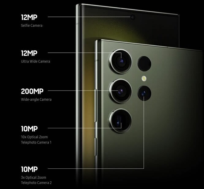 قیمت گوشی s۲۳ ultra + مشخصات و مقایسه با آیفون ۱۵ پرومکس امروز ( ۱۱ اردیبهشت)