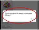 نحوه رفع خطای « Sorry, this media file doesn't exist on your SD Card/internal storage»|حل مشکل واتساپ
