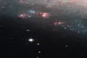یک کهکشان مارپیچی کوتوله از نگاه هابل