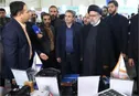 رییس جمهوری از غرفه وزارت ارتباطات دیدن کرد